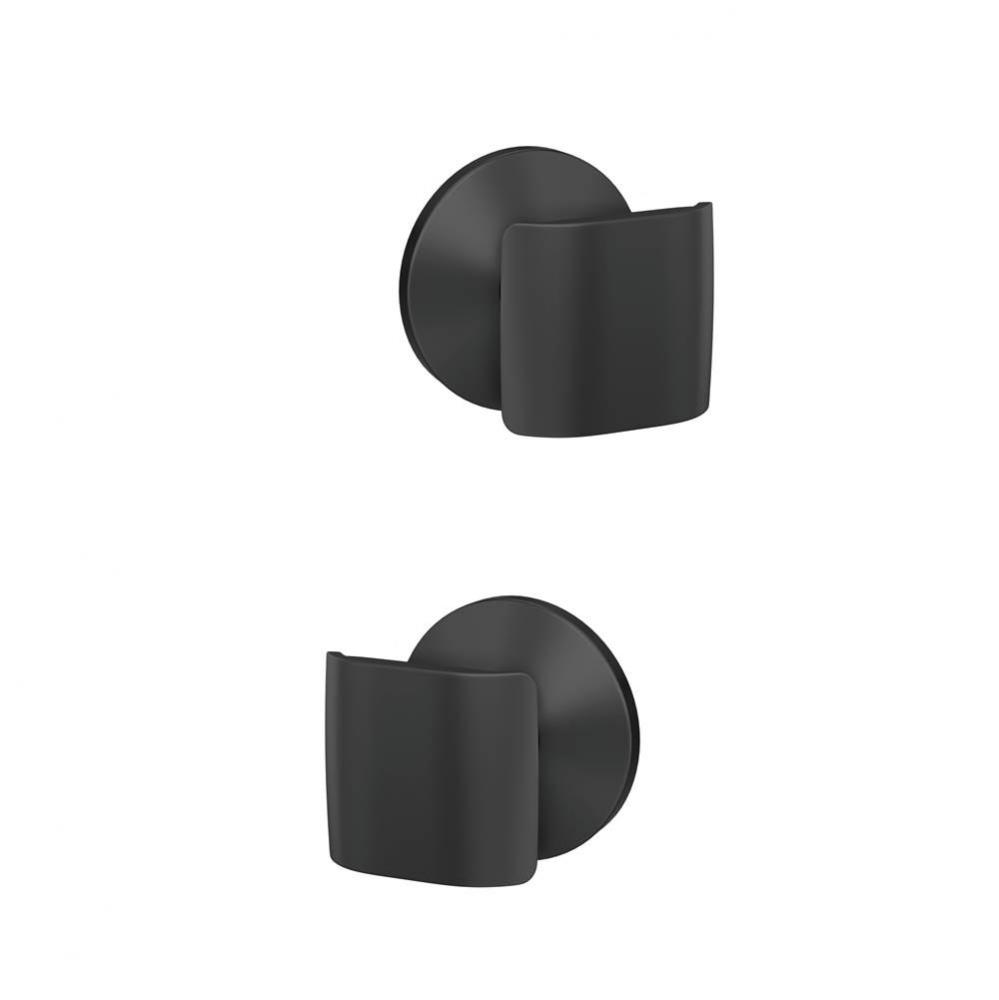 Custom Ganton Non-Turning Knob with Kinsler Trim in Matte Black