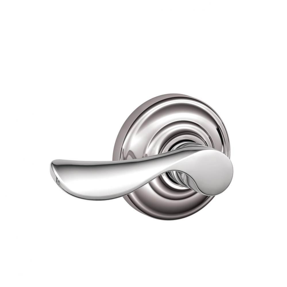 Champagne Lever with Andover Trim Hall and Closet Lock in Bright Chrome