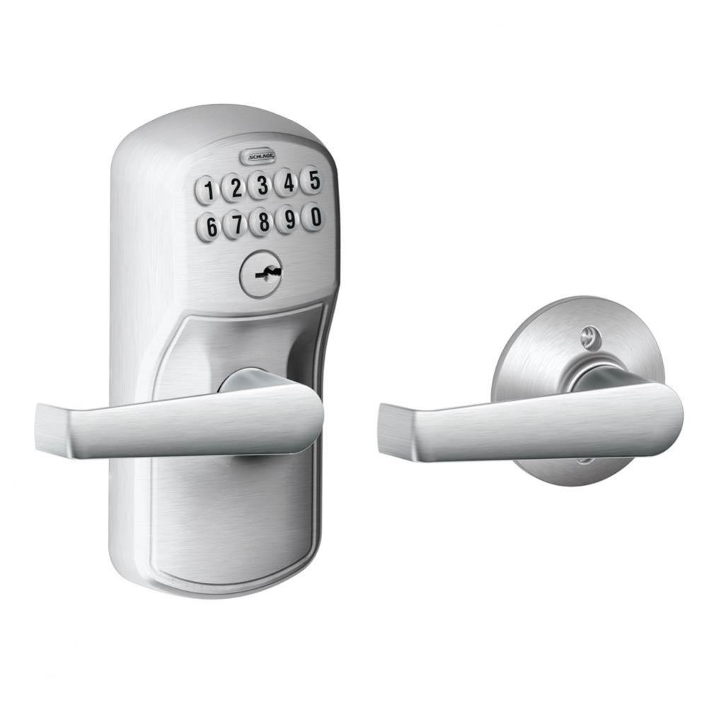 Elan Keypad Lever with Auto-Lock with Plymouth Trim