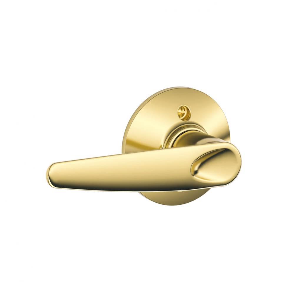 Jazz Knob Non-Turning Lock in Bright Brass