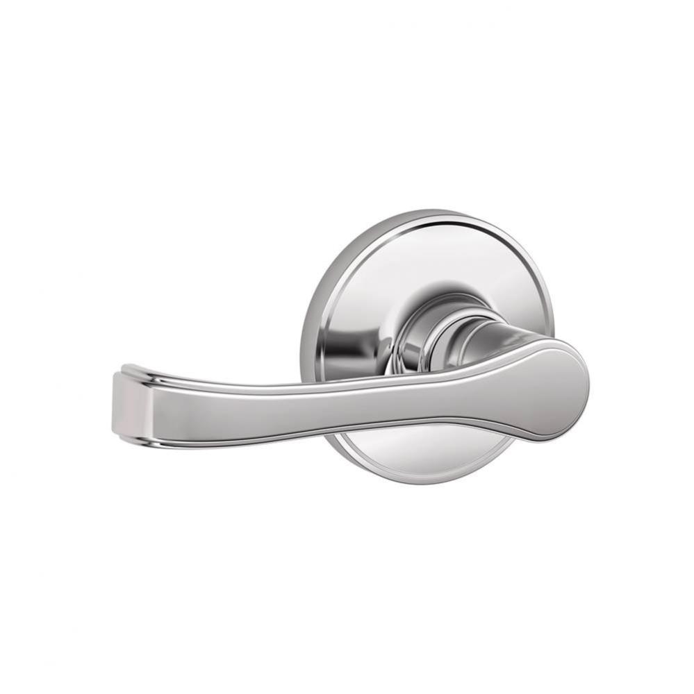 Torino Lever Hall and Closet Lock in Bright Chrome