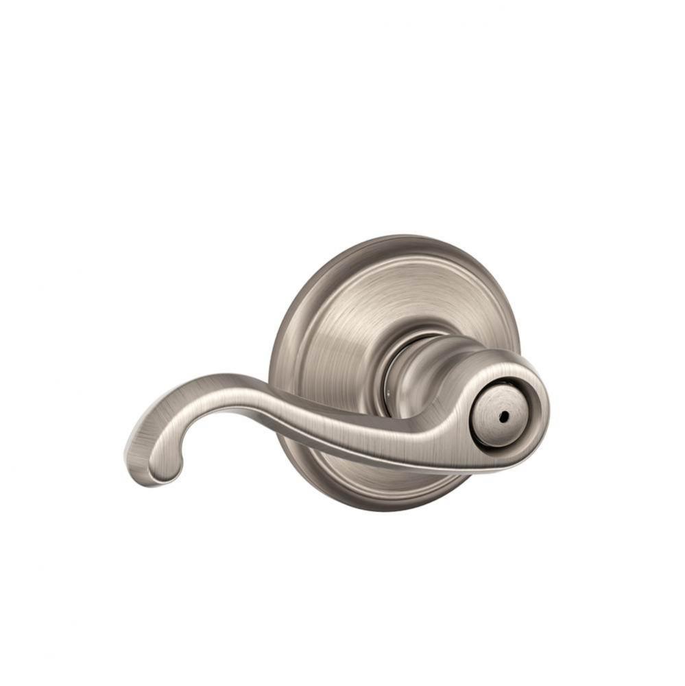 Callington Lever Bed and Bath Lock in Satin Nickel