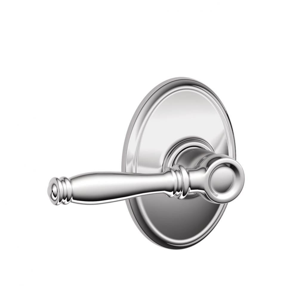 Birmingham Lever with Wakefield Trim Hall and Closet Lock in Bright Chrome