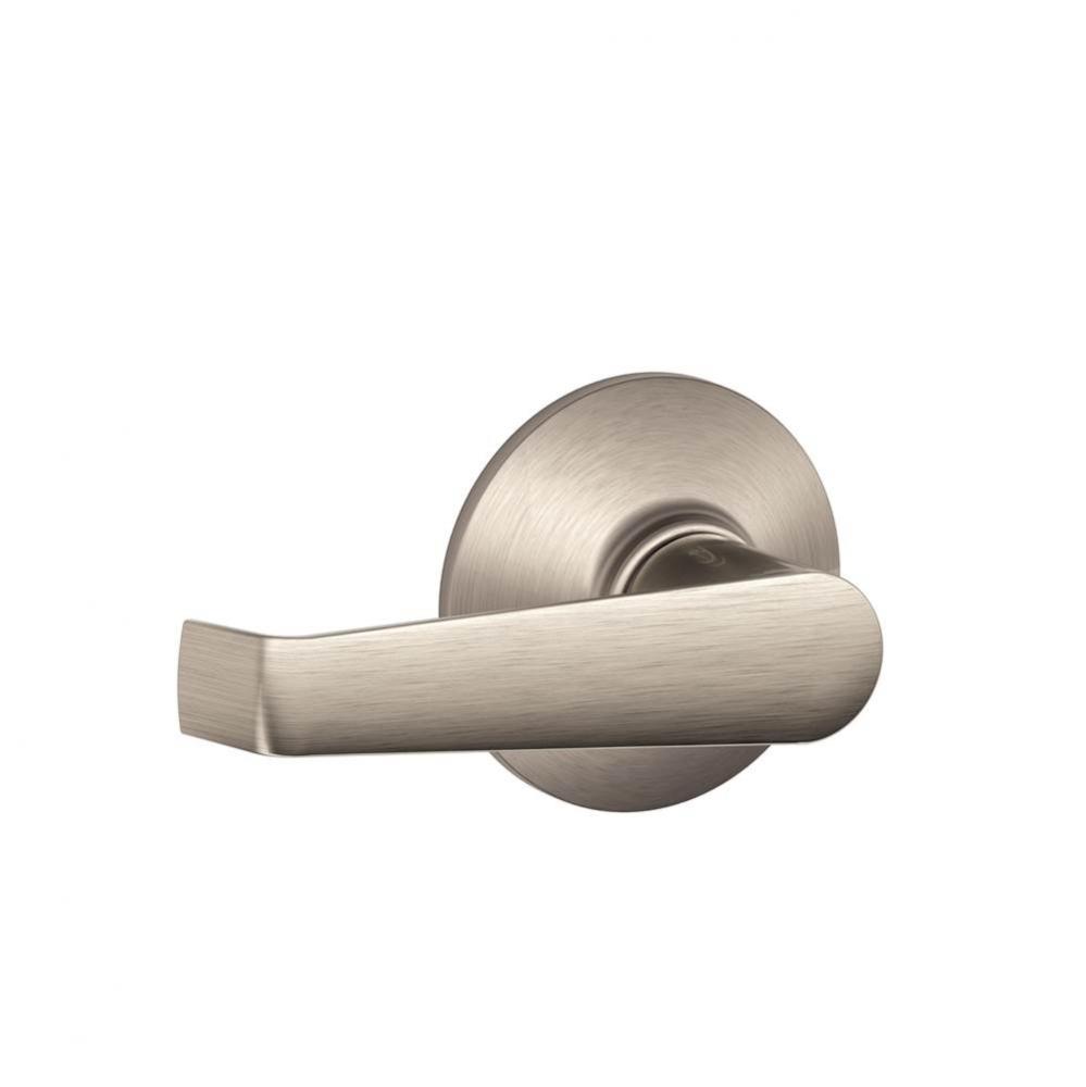 Elan Lever Hall and Closet Lock in Satin Nickel