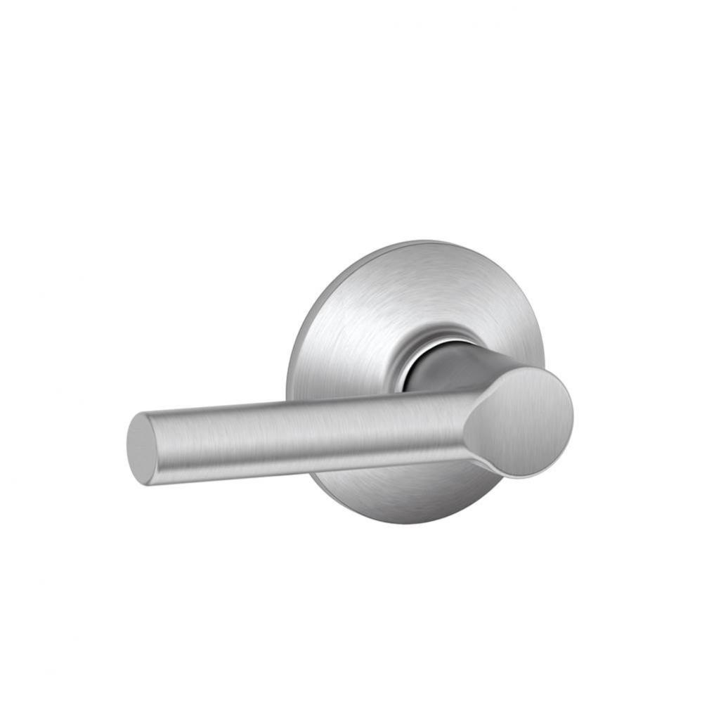 Broadway Lever Hall and Closet Lock in Satin Chrome