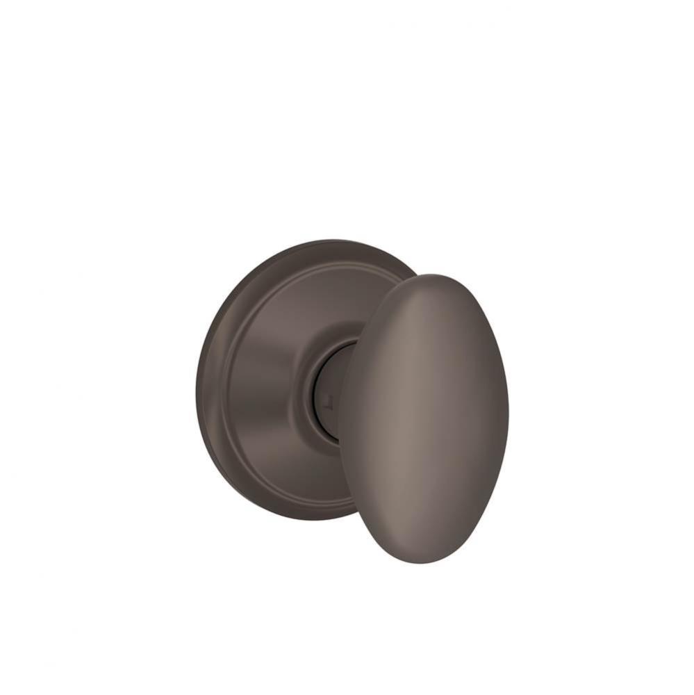 Siena Knob Hall and Closet Lock in Oil Rubbed Bronze