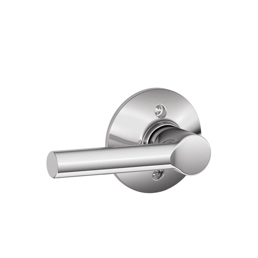 Broadway Lever Non-Turning Lock in Bright Chrome