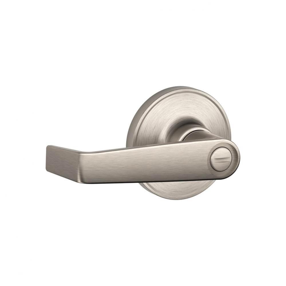 Marin Lever Bed and Bath Lock in Satin Nickel