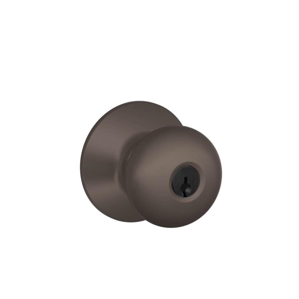 Plymouth Knob Keyed Entry Lock in Oil Rubbed Bronze