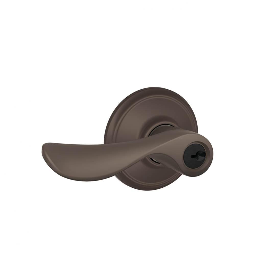 Champagne Lever Keyed Entry Lock in Oil Rubbed Bronze