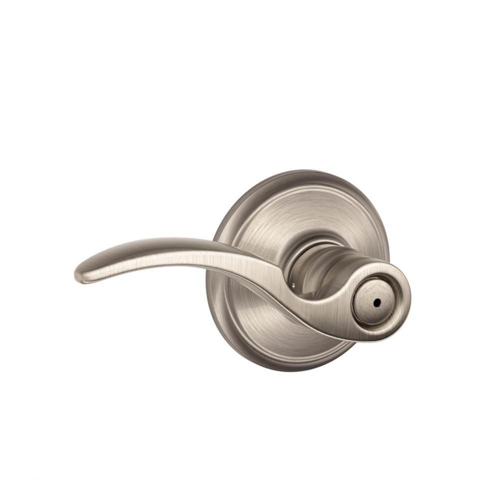 St. Annes Lever Bed and Bath Lock in Satin Nickel