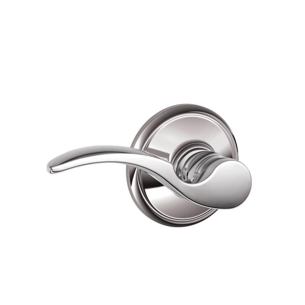 St. Annes Lever Hall and Closet Lock in Bright Chrome