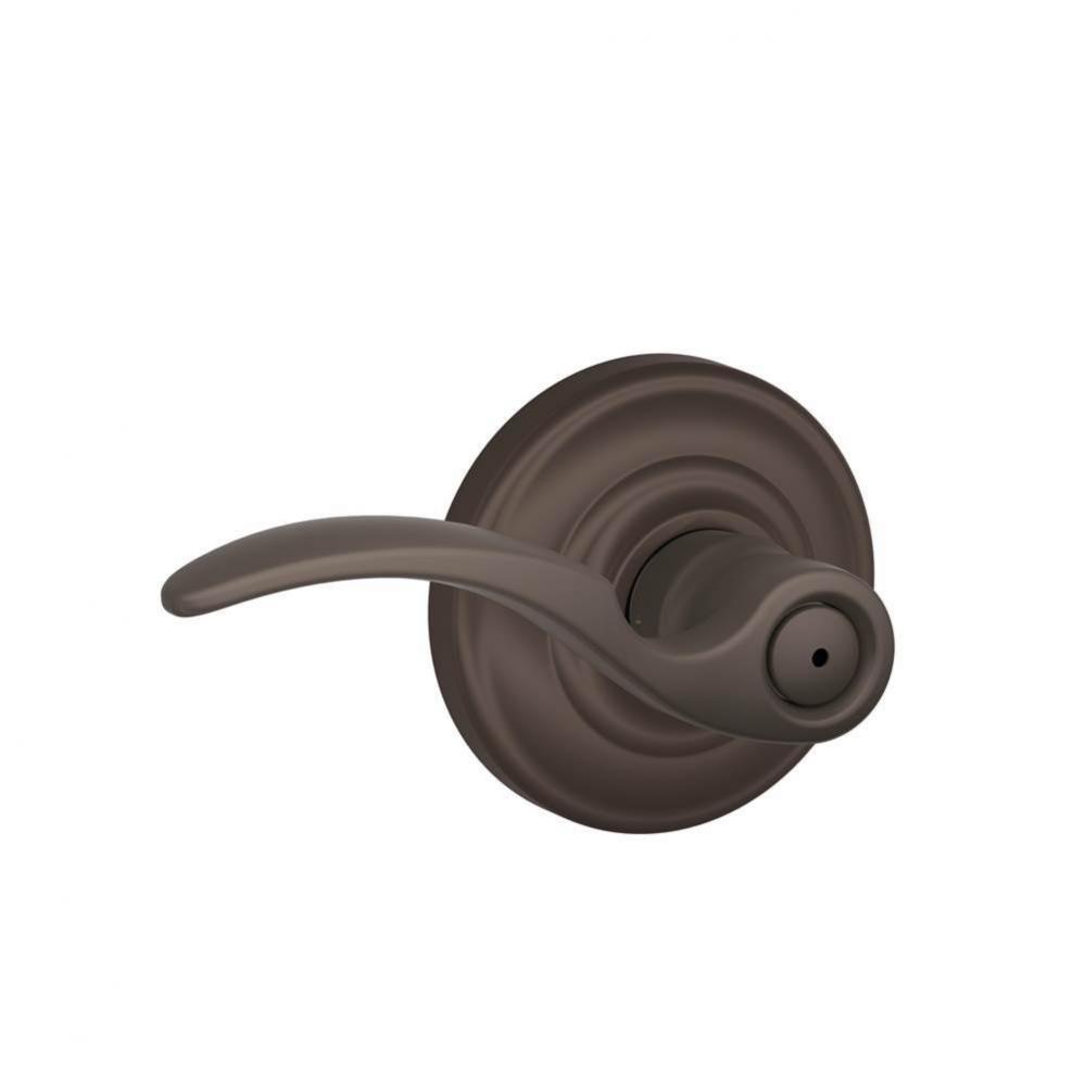 St. Annes Lever with Andover Trim Bed and Bath Lock in Oil Rubbed Bronze