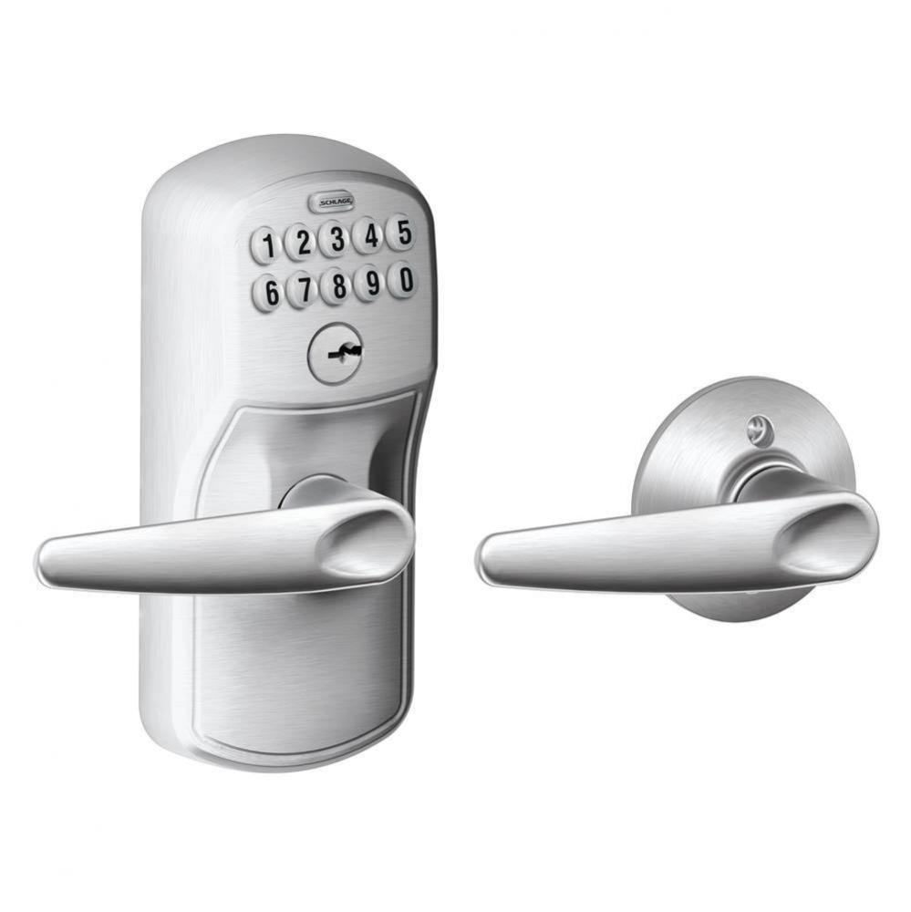 Elan Keypad Lever with Auto-Lock with Plymouth Trim
