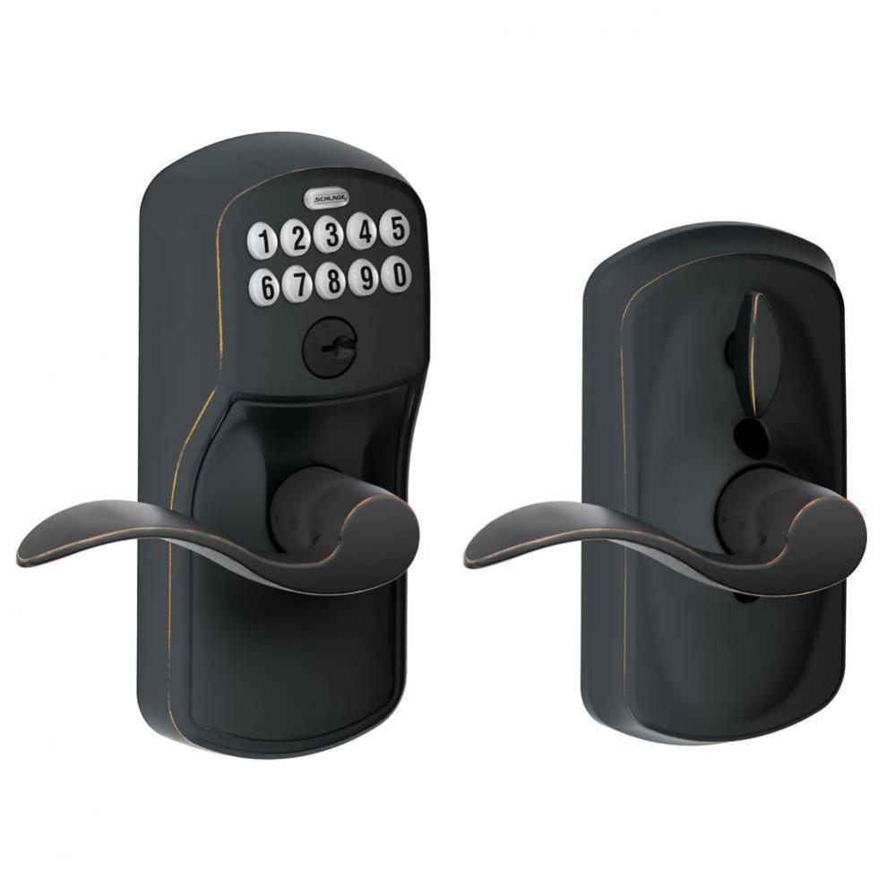 Accent Keypad Lever with Flex-Lock with Plymouth Trim