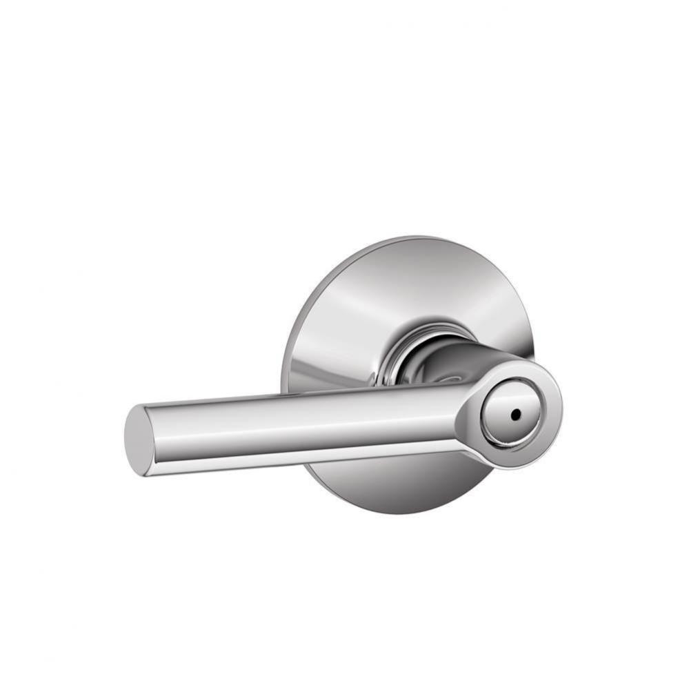 Broadway Lever Bed and Bath Lock in Bright Chrome