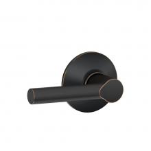 Schlage F10 V BRW 716 - Broadway Lever Hall and Closet Lock in Aged Bronze