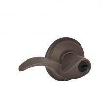 Schlage F51A AVA 613 - Avanti Lever Keyed Entry Lock in Oil Rubbed Bronze