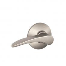Schlage F10 MNH 619 - Manhattan Lever Hall and Closet Lock in Satin Nickel