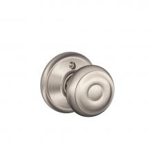 Schlage F170 V GEO 619 - Georgian Knob Non-Turning Lock