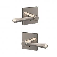 Schlage FC172 DMP 618 COL - Custom Dempsey Non-Turning Lever with Collins Trim in Polished Nickel
