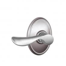 Schlage F10 CHP 626 WKF - Champagne Lever with Wakefield Trim Hall and Closet Lock in Satin Chrome