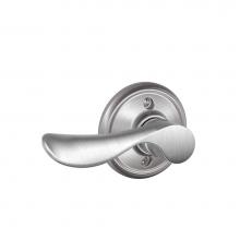 Schlage F170 CHP 626 LH - Champagne Lever Non-Turning Lock in Satin Chrome - Left Handed