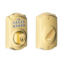 Schlage BE365 CAM 505 - Keypad Deadbolt with Camelot Trim