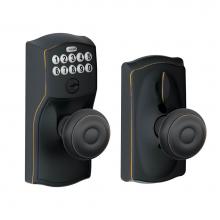 Schlage FE595 CAM 716 GEO - Georgian Keypad Knob with Flex-Lock with Camelot Trim