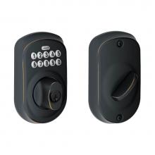 Schlage BE365 PLY 716 - Keypad Deadbolt with Plymouth Trim