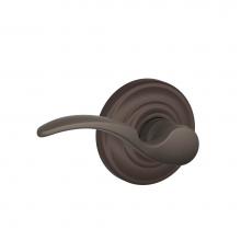 Schlage F10 STA 613 AND - St. Annes Lever with Andover Trim Hall and Closet Lock in Oil Rubbed Bronze