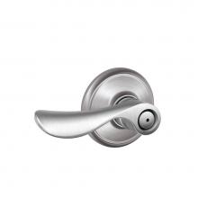 Schlage F40 CHP 626 - Champagne Lever Bed and Bath Lock in Satin Chrome