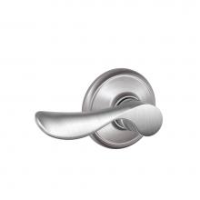 Schlage F10 CHP 626 - Champagne Lever Hall and Closet Lock in Satin Chrome