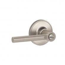 Schlage J40 BRW 619 - Broadway Bed & Bath Leverset in Satin Nickel