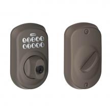Schlage BE365 PLY 613 - Keypad Deadbolt with Plymouth Trim in Oil-Rubbed Bronze
