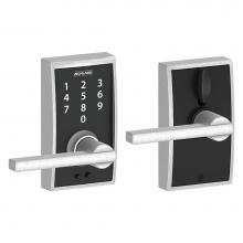 Schlage FE695 CEN 626 LAT - Touch Keyless Touchscreen Latitude Lever with Century Trim in Satin Chrome