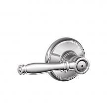 Schlage F40 BIR 625 - Birmingham Lever Bed and Bath Lock in Bright Chrome