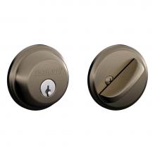 Schlage B60 N 620 - Single Cylinder Deadbolt in Antique Pewter