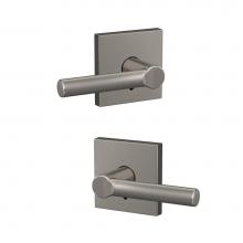 Schlage FC172 BRW 619 COL - Custom Broadway Non-Turning Lever with Collins Trim in Satin Nickel
