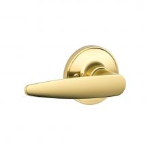 Schlage J170 V DOV 605 - Dover Lever Non-turning Lock in Bright Brass