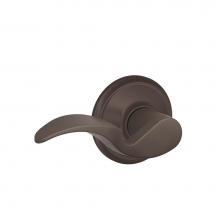 Schlage F10 AVA 613 - Avanti Lever Hall and Closet Lock in Oil Rubbed Bronze