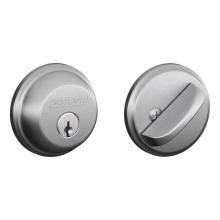 Schlage B60 N6 F 626 - Single Cylinder Deadbolt in Satin Chrome