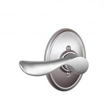 Schlage F170 CHP 626 WKF LH - Champagne Lever with Wakefield Trim Non-Turning Lock in Satin Chrome - Left Handed
