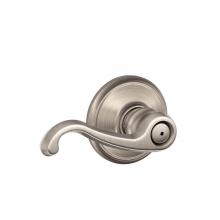 Schlage F40 CLT 619 - Callington Lever Bed and Bath Lock in Satin Nickel