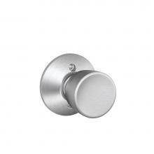 Schlage F170 BEL 626 - Bell Knob Non-Turning Lock in Satin Chrome
