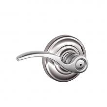 Schlage F40 STA 625 AND - St. Annes Lever with Andover Trim Bed and Bath Lock in Bright Chrome
