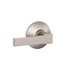 Schlage F10 NBK 619 - Northbrook Lever Hall and Closet Lock in Satin Nickel