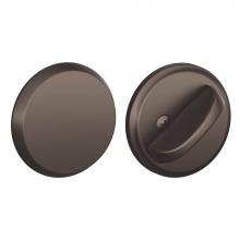 Schlage B81 613 - One-Sided Deadbolt Thumbturn with Exterior Plate in Oil Rubbed Bronze