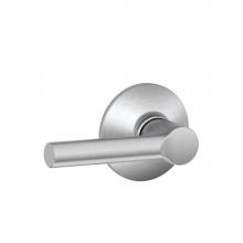 Schlage F10 BRW 626 - Broadway Lever Hall and Closet Lock in Satin Chrome