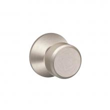 Schlage F10 BWE 619 - Bowery Knob Hall and Closet Lock in Satin Nickel